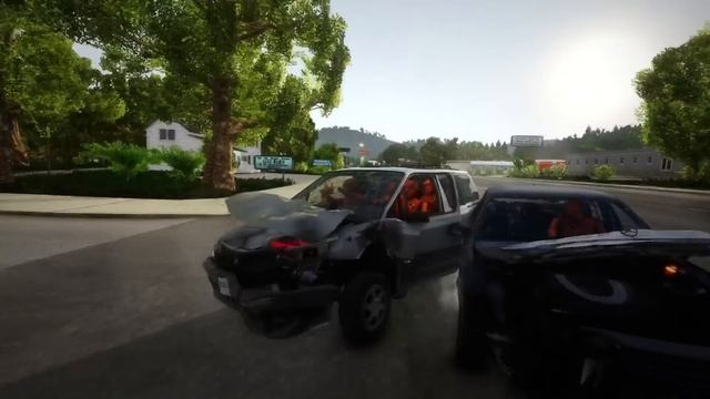 BeamNG Drive - Dangerous Driving and Accidents #22 смотреть онлайн