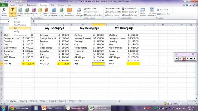 LO calculate formulas in Excel notes & IP смотреть онлайн