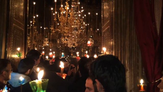 Пасхальная служба в святой обители Ватопед. Афон. 12.04.2015. Ч.2. смотреть онлайн