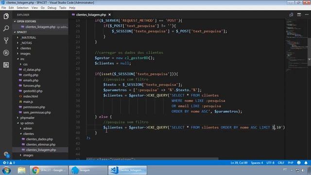 web#101 - SPACET - Início da construção de um sistema de paginação смотреть онлайн