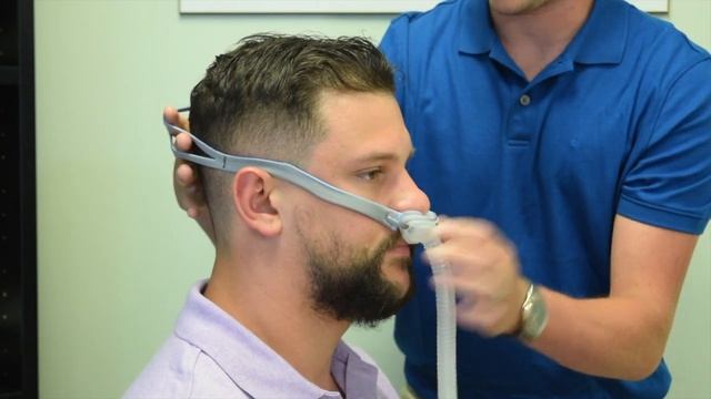 Fitting your Nasal Pillow CPAP Mask - ResMed AirFit P10 смотреть онлайн
