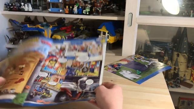 Обзор Нового Журнала Lego City 5 за 2019 год  Минифигурка Доставщика Пиццы и Мотоцикла