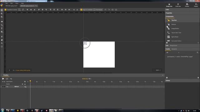 Replay Button in Google Web Designer - Quick Tutorial смотреть онлайн