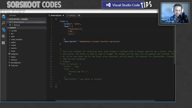 VSCode Tips #1 | Code Snippets смотреть онлайн