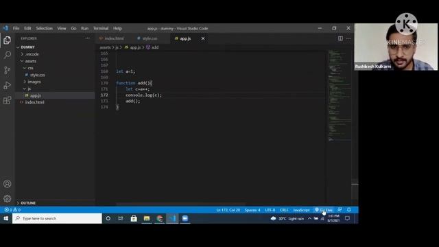 WEB DEVELOPMENT INTERVIEW | TRICKY QUESTIONS | Technical Round | #DownTownCoders #JavaScript смотреть онлайн