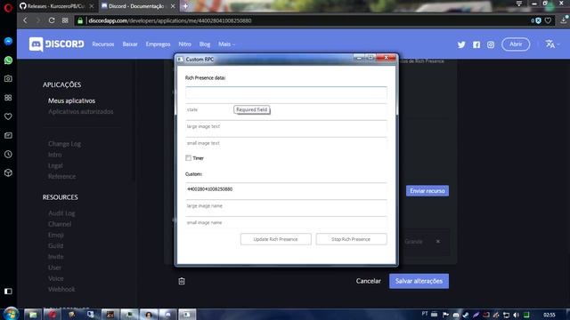 Tutorial DIscord - Como criar seu próprio Discord Rich Presence Personalizado смотреть онлайн