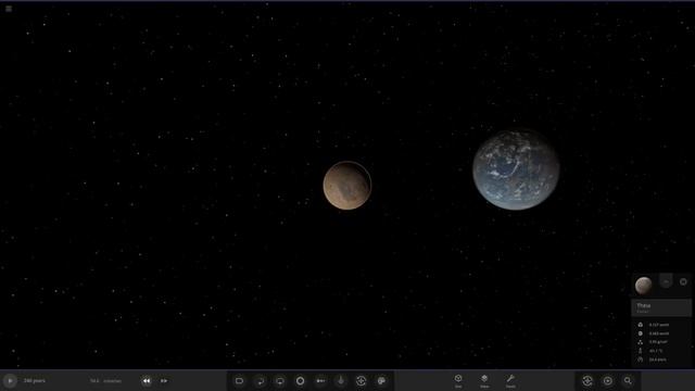 Evolution Of The Early Solar System To The Present Day! Universe Sandbox смотреть онлайн