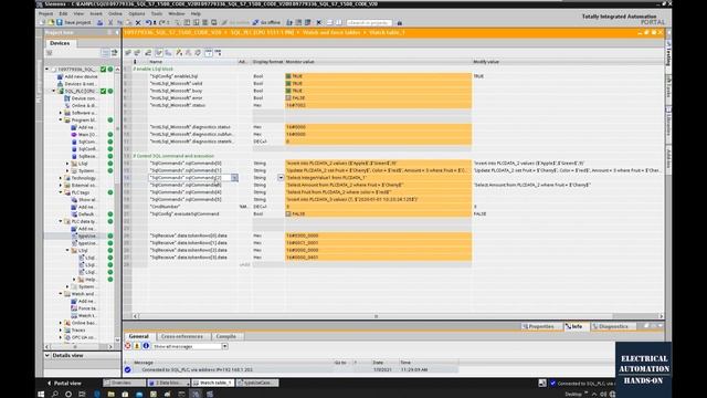 COM13e. [5/5]V20 Connecting a Siemens PLC S7-1500 to an SQL Database [SELECT WHERE] (Wireshark) смотреть онлайн