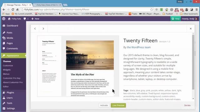 Installing the theme for your WordPress website - easy tutorial смотреть онлайн