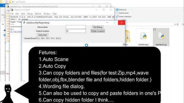 Python Project2.Auto pendrive copier смотреть онлайн