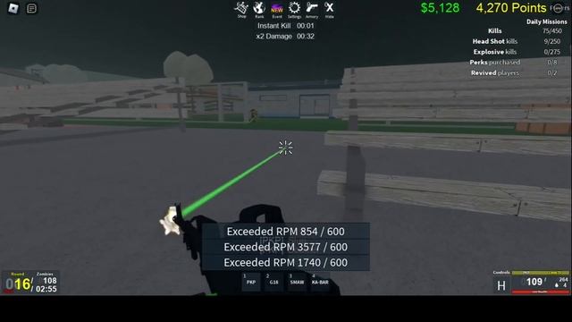 [Roblox] Zombie Uprising Script - AutoAim! KNRL (PASTEBIN 2023) смотреть онлайн