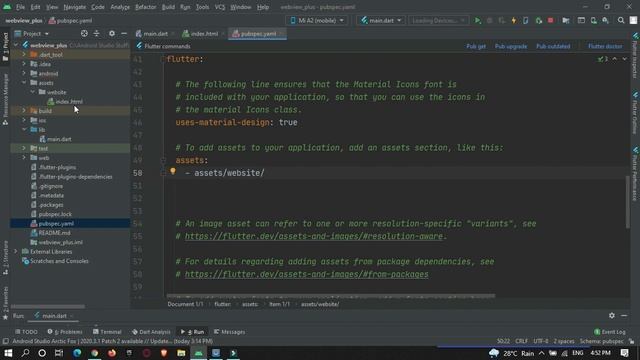 Load HTML, CSS, JavaScript locally in app using Webview Flutter Plus смотреть онлайн