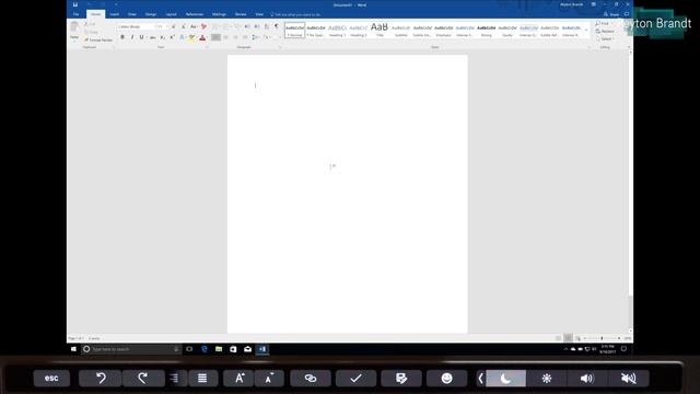 Parallels Desktop 13 - Touch Bar With Windows 10