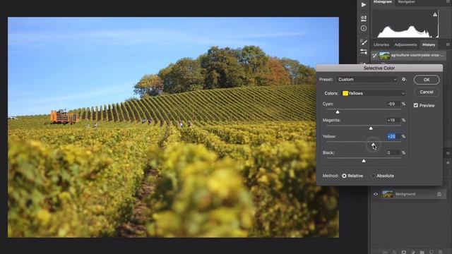 selective color in photoshop смотреть онлайн
