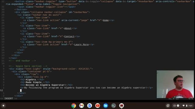 Bootstrap 5 Landing Page - Part 2 Hero Section смотреть онлайн