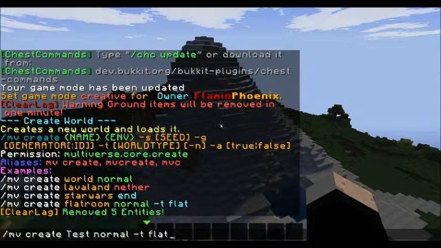 Minecraft Plugins: Multiverse Core смотреть онлайн