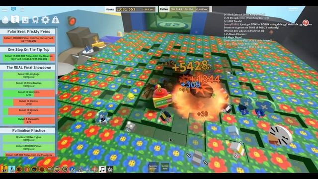 BEE SWARM SIMULATOR|ВЫПОЛНЯЮ КВЕСТ ЧЁРНОГО МЕДВЕДЯ|УБИВАЮ ЖУКА смотреть онлайн