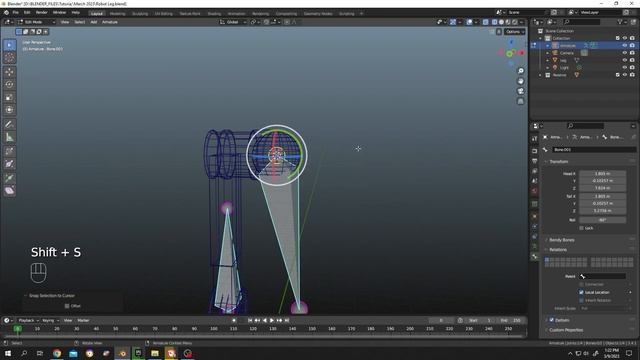 Position Bone Properly or Accurately | Blender Rig Tutorial смотреть онлайн