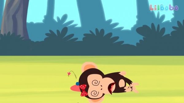 5 Little Monkeys Jumping on the Bed - Bouncing Surfaces | Little BoBo Nursery Rhymes - FlickBox Kid