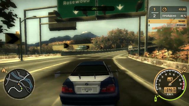 Прохождение еще одной старой игрушки Need for Speed Most Wanted смотреть онлайн
