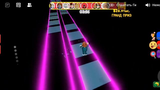 Игрем в игру кальмара стеклянный мост в Roblox! смотреть онлайн