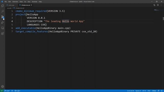 CMake-Episode 002 : C++ 20 Project with CMake on Windows and Linux | CMake Starts Here смотреть онлайн