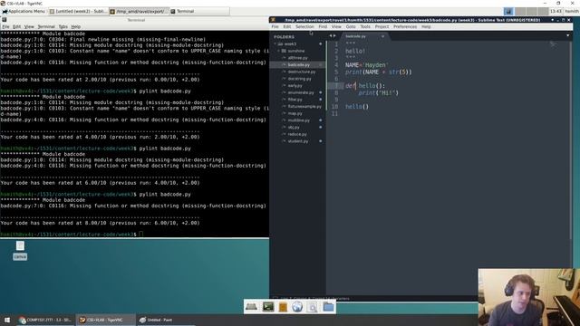 COMP1531 21T1 - 3.3 - SDLC Testing - Pylint смотреть онлайн