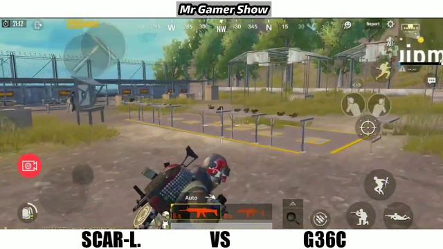 G36C VS SCAR-L COMPARISON PUBG MOBILE смотреть онлайн