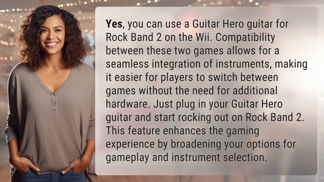 Can you use Guitar Hero guitar for Rock Band 2 Wii? смотреть онлайн