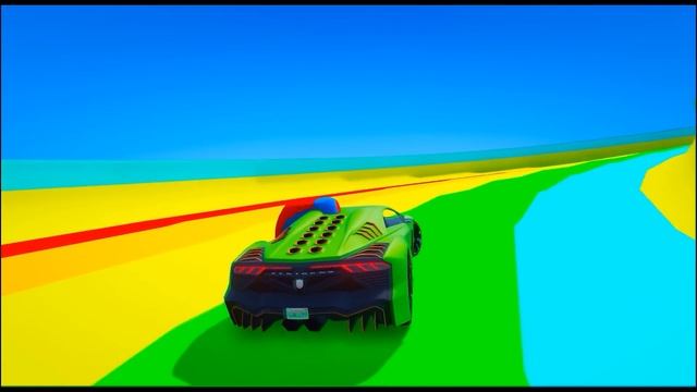 GTAV SPIDER-MAN 2,GODZILLA - Epic New Stunt Race For Car Racing Challenge by Trevor and Shark #31 смотреть онлайн