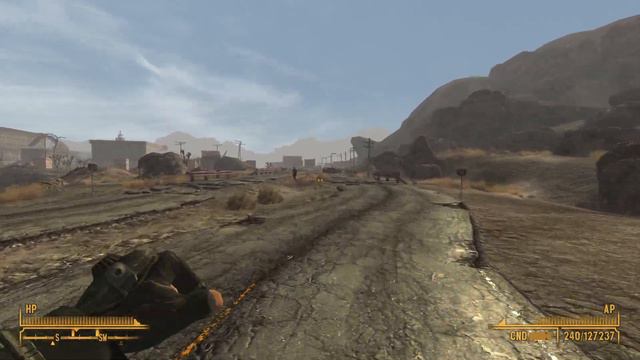 Fallout New Vegas: Freeside, The Strip, then a wander from Goodsprings to the Mojave Outpost смотреть онлайн