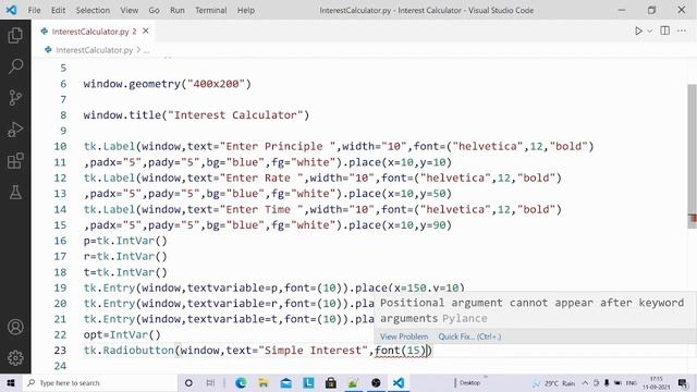 Interest Calculator in Tkinter |Python Tkinter GUI Tutorial part10 смотреть онлайн