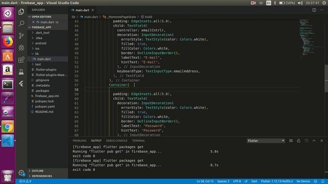 Firebase User signup with Flutter смотреть онлайн