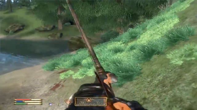 TES IV Oblivion Серия 9 Заболоченная пещера смотреть онлайн