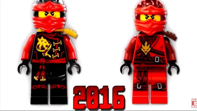 Все версии кая Лего ниндзяго с 2011-года по 2021-й! / NINGAGO JAY смотреть онлайн