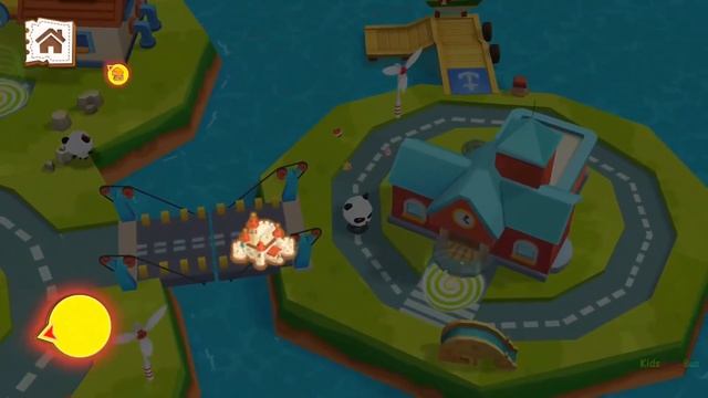 Baby Panda Solve Puzzle Game & Save The Town | Fun Educational Games For Kids смотреть онлайн
