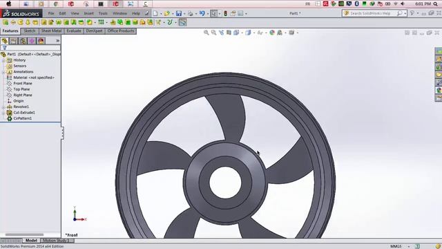 Car Wheel using solidworks + import sketch photo смотреть онлайн