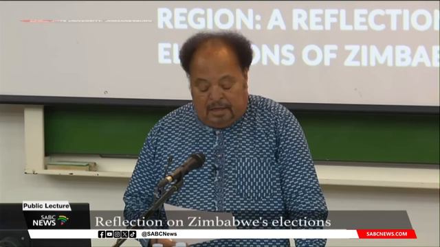 Professor Ibbo Mandaza delivering Oliver Tambo School of Leadership public lecture смотреть онлайн