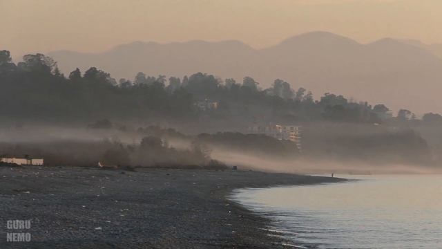 Пляжи Кобулети (ქობულეთი) между реками Кинтриши (კინტრიში) и Декхва (დეხვა). смотреть онлайн