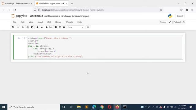 Python Program to Calculate the Number of Digits and Letters in a String смотреть онлайн