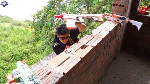 Nerf Guns War : Patrol Police Of SEAL TEAM Special Fight Assasin Leader Black Of Criminal Group