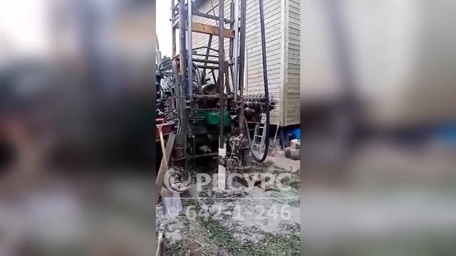 Бурение скважины в деревне Малое Замостье Гатчинского района Ленинградской области смотреть онлайн