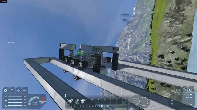 Space Engineers - Wheel+Rotor Tram v2 смотреть онлайн