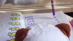 Школа басиков:Лили пишет контрольную работу по математике и русскому языку