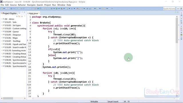 154 Synchronized block смотреть онлайн