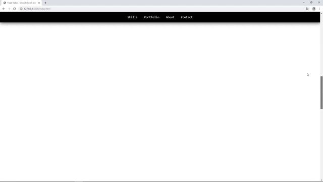 Fixed Navbar, Smooth Scroll and Back To Top Button | HTML5 , CSS3 , jQuery смотреть онлайн