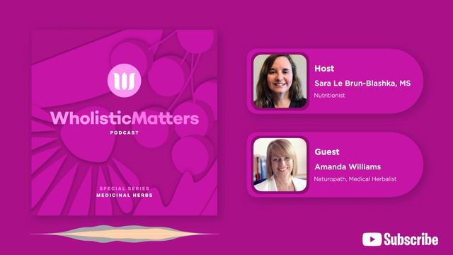 Superheroes of the Plant Kingdom | WholisticMatters Podcast | Medicinal Herbs смотреть онлайн