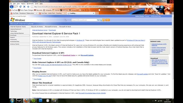 Installing Internet Explorer 6 смотреть онлайн