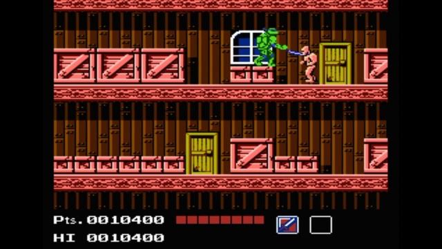 Dendy (Famicom,Nintendo,Nes) 8-bit Teenage Mutant Ninja Turtles 1 Is Concluded Area 1.avi