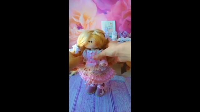 ?Обзор вязаной куклы?Interior doll? смотреть онлайн
